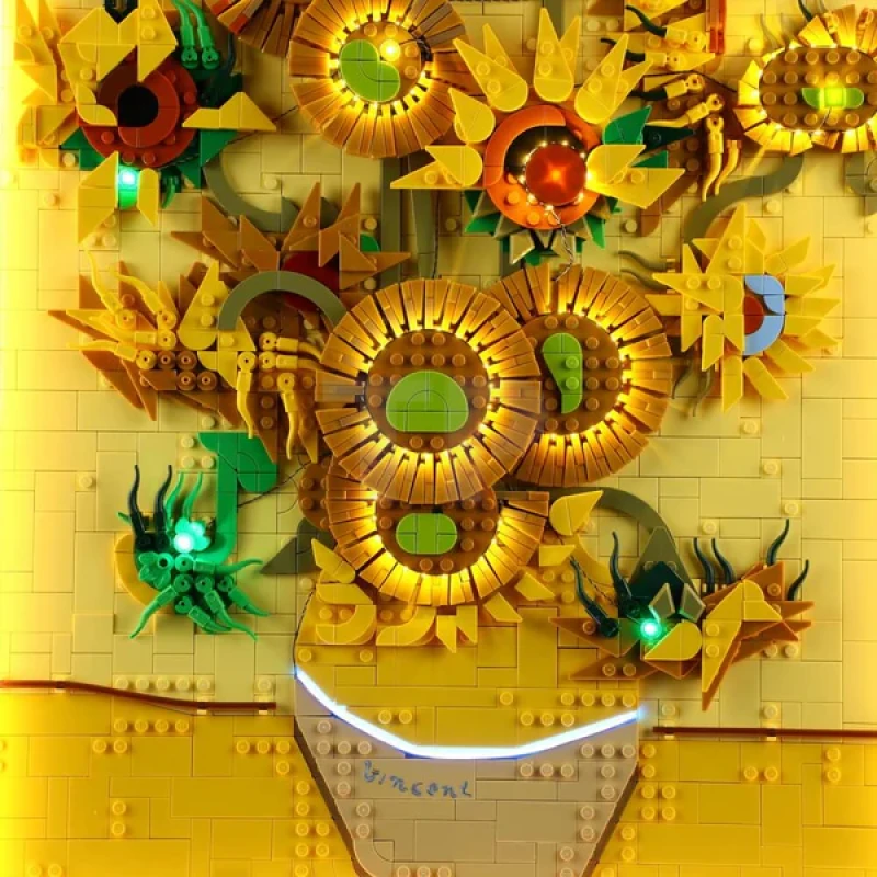 Light Kit for LEGO® 31215 Vincent van Gogh – Sunflowers