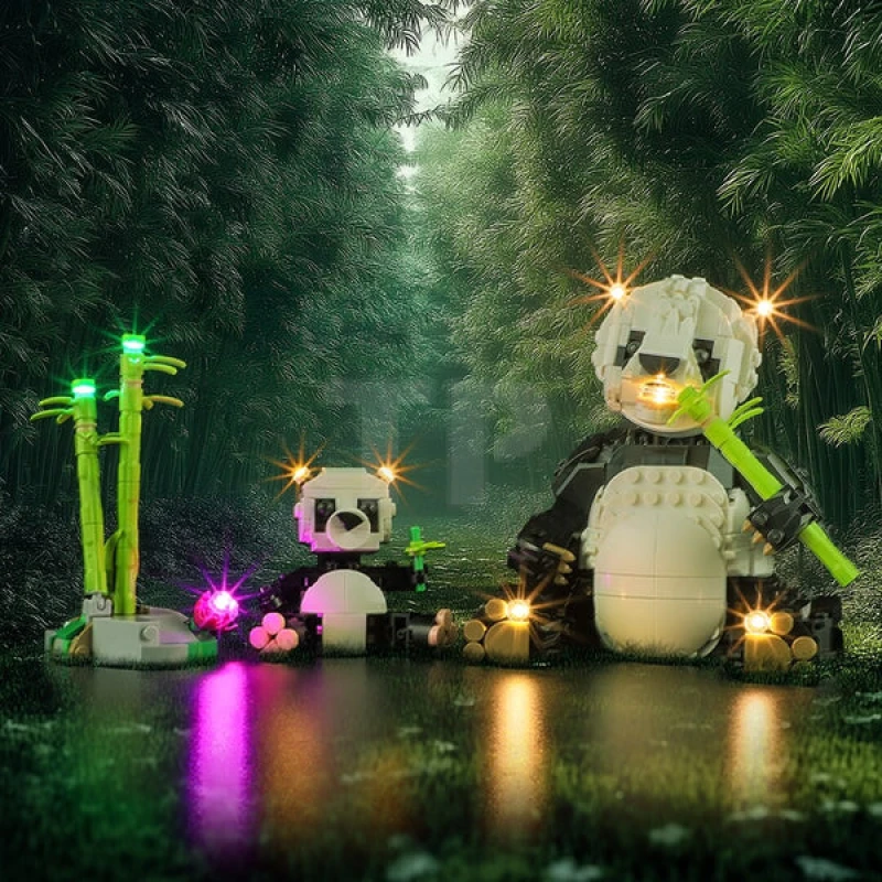 Light Kit for LEGO® 31165 Wild Animals: Panda Family