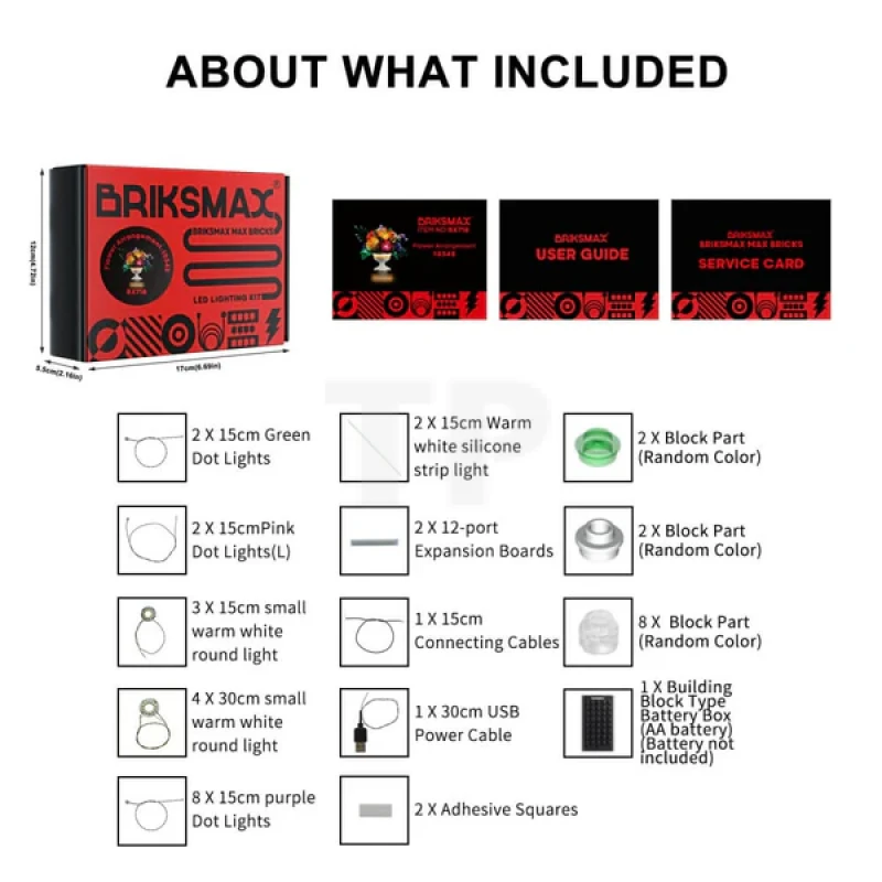 Light Kit for LEGO® 10345 Flower Arrangement