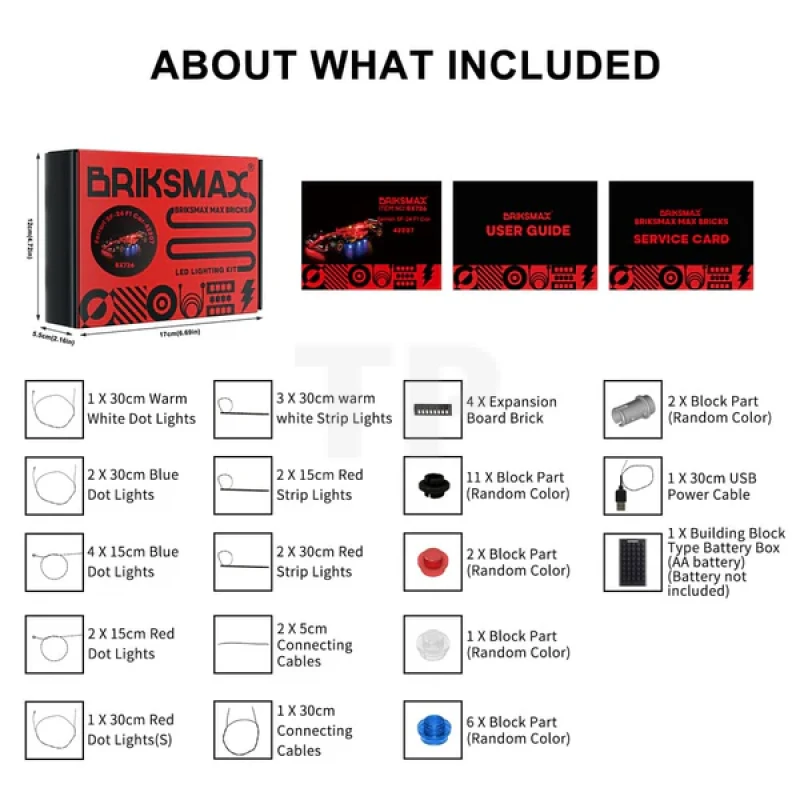 Light Kit for LEGO® 42207 Ferrari SF-24 F1 Car