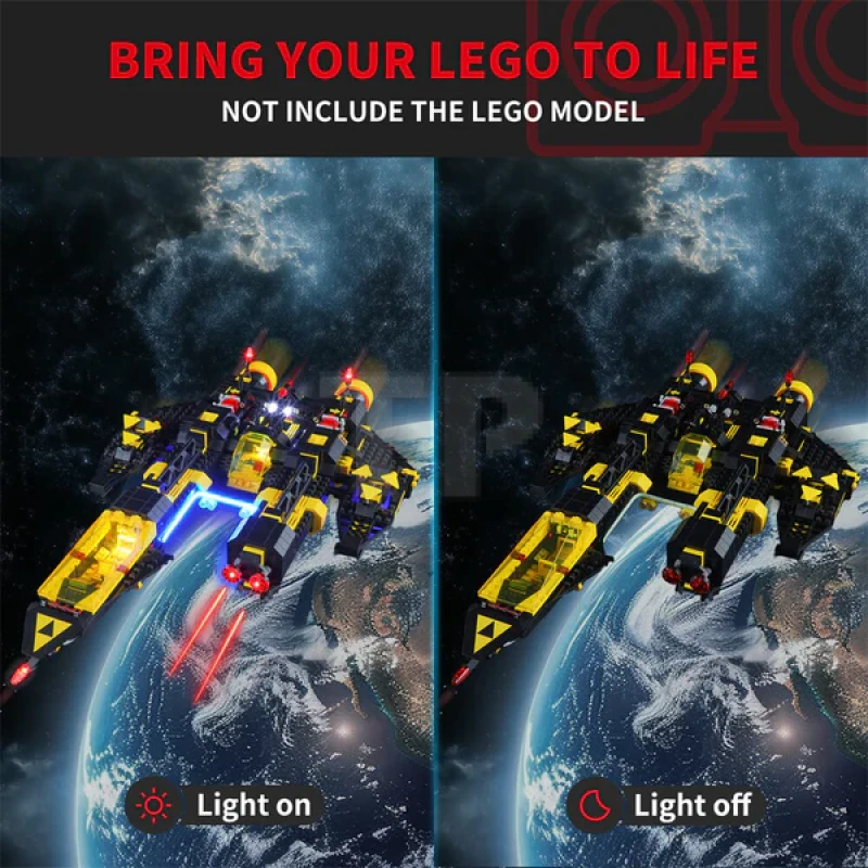 Light Kit for LEGO® 10355 Blacktron Renegade