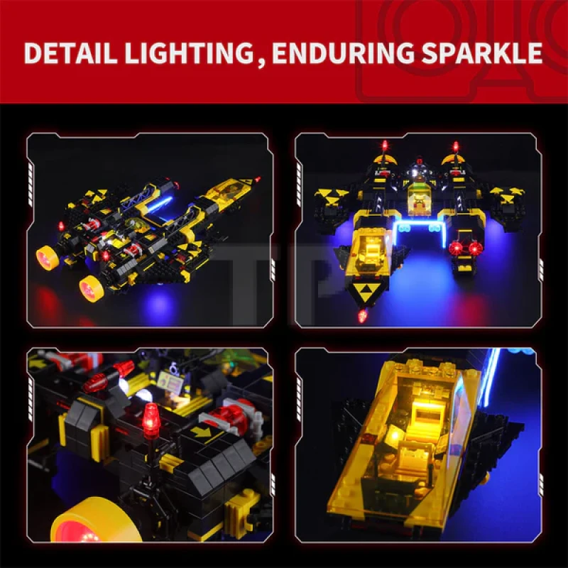 Light Kit for LEGO® 10355 Blacktron Renegade