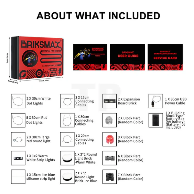 Light Kit for LEGO® 10355 Blacktron Renegade