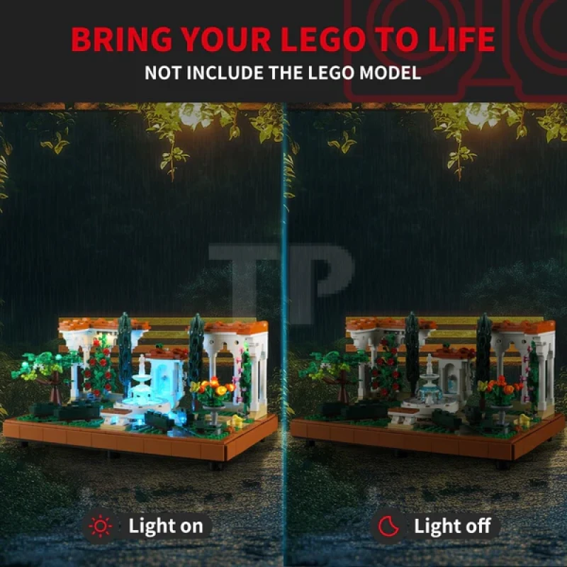 Light Kit for LEGO® 10359 Fountain Garden