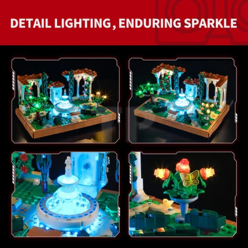 Light Kit for LEGO® 10359 Fountain Garden