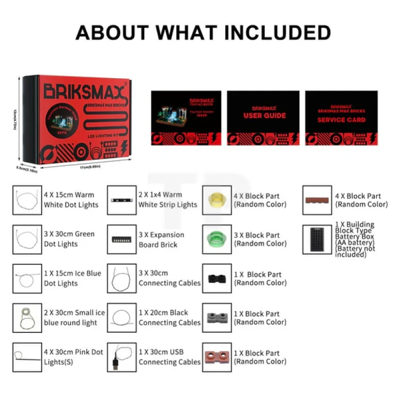 Light Kit for LEGO® 10359 Fountain Garden