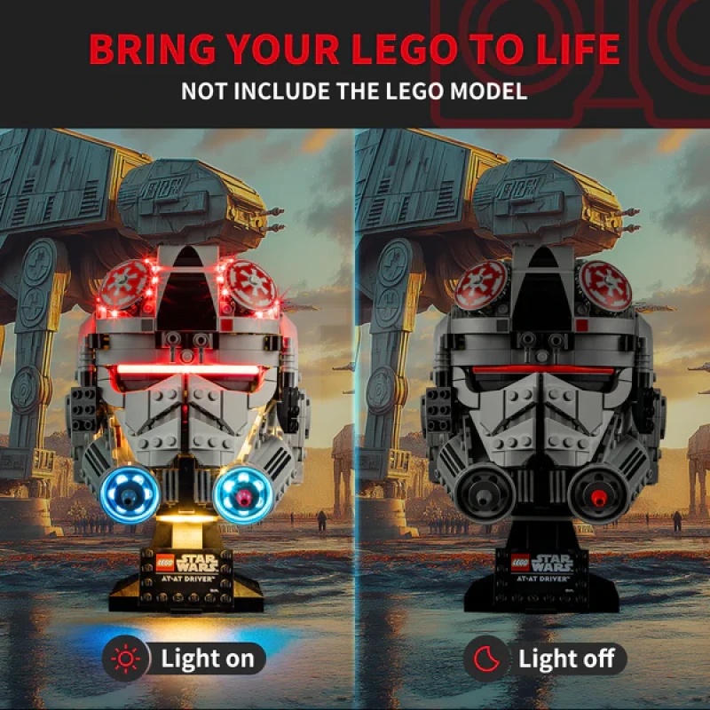 Light Kit for LEGO® 75429 AT-AT Driver Helmet