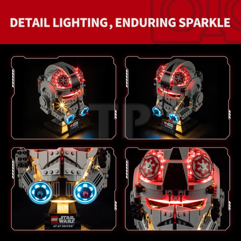 Light Kit for LEGO® 75429 AT-AT Driver Helmet