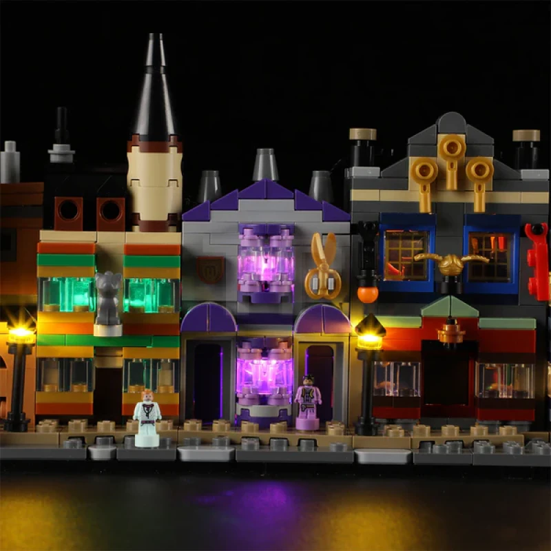 Light Kit for LEGO® 76444 Diagon Alley™ Wizarding Shops