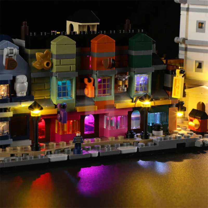 Light Kit for LEGO® 76444 Diagon Alley™ Wizarding Shops