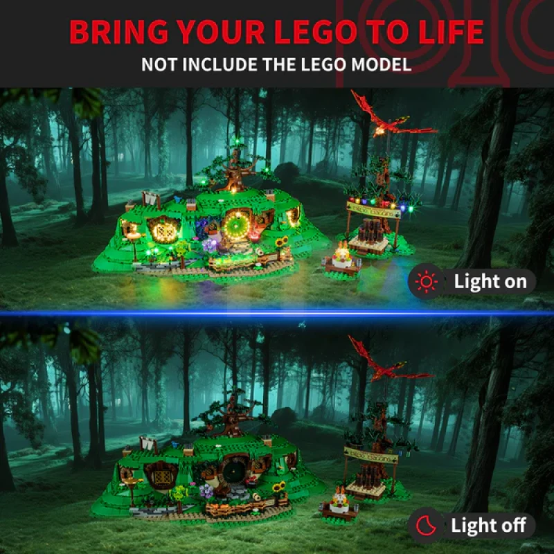 Light Kit for LEGO® 10354 The Lord of the Rings: The Shire