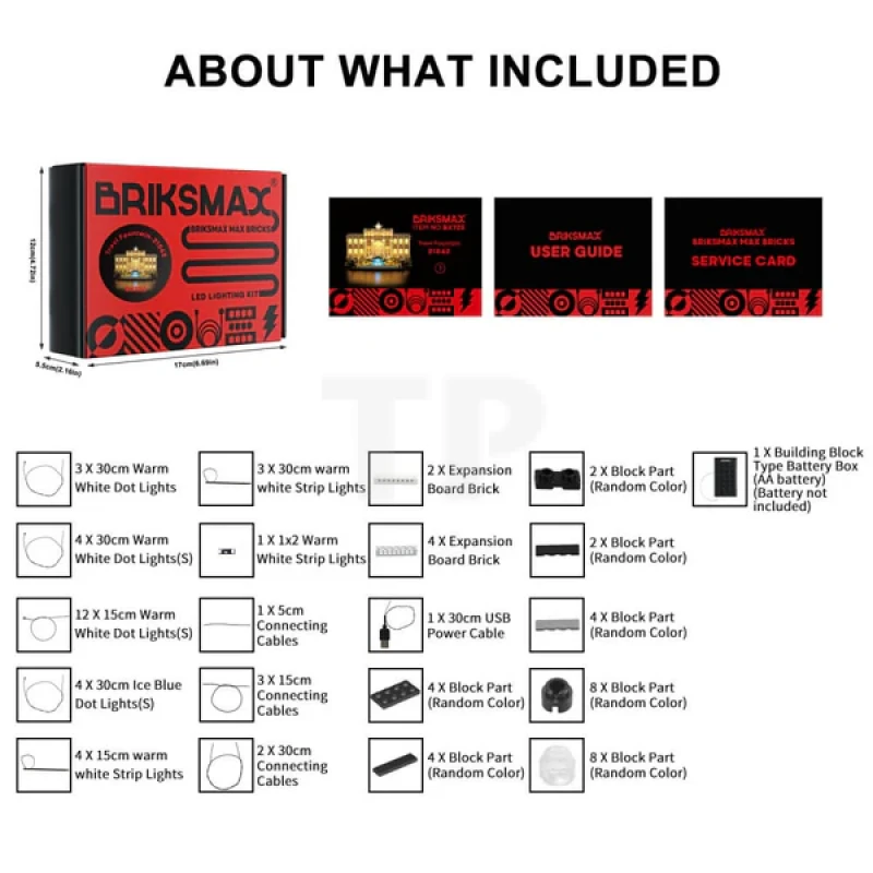 Light Kit for LEGO® 21062 Trevi Fountain