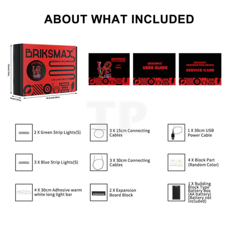 Light Kit for LEGO® 31214 LOVE