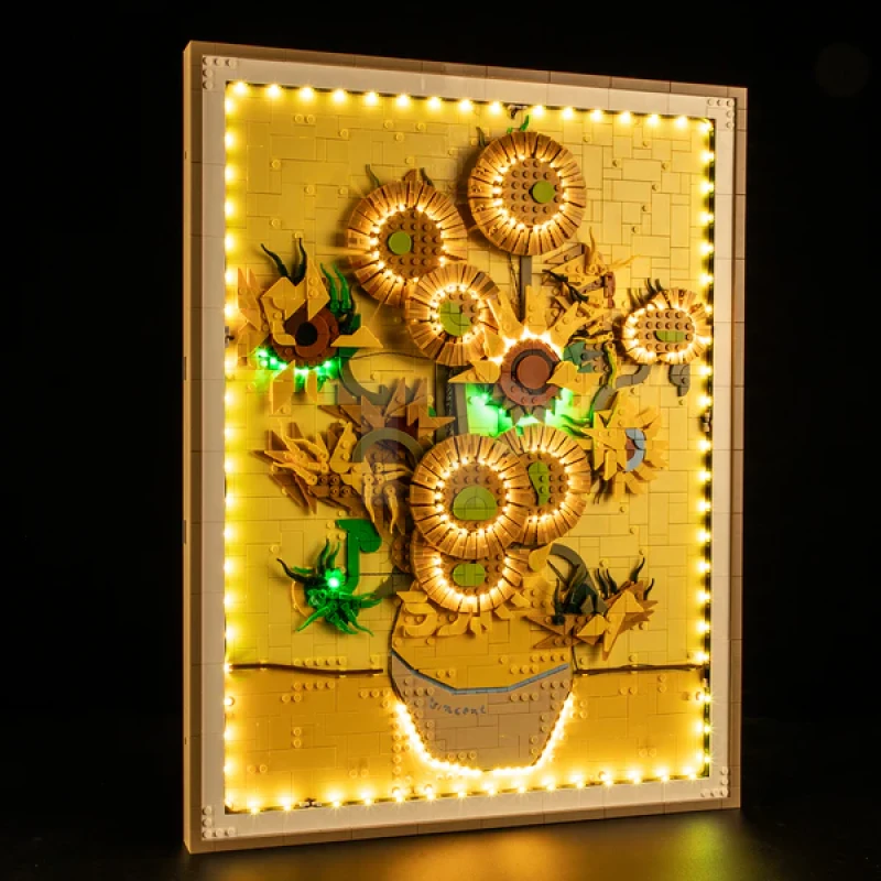 Light Kit for LEGO® 31215 Vincent van Gogh – Sunflowers (Remote Version)