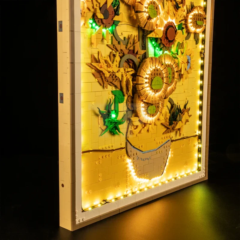 Light Kit for LEGO® 31215 Vincent van Gogh – Sunflowers (Remote Version)