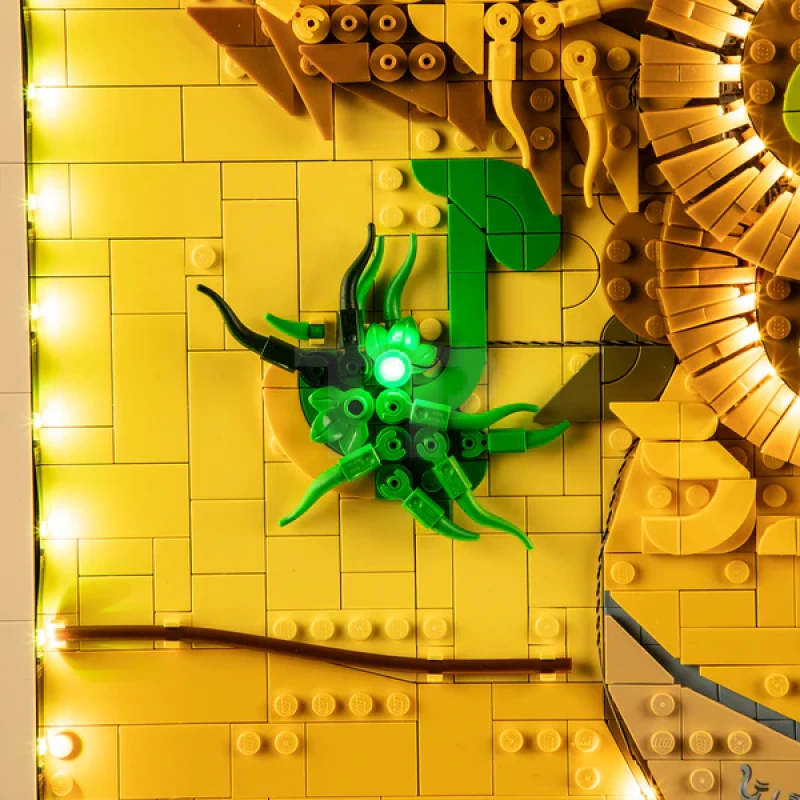 Light Kit for LEGO® 31215 Vincent van Gogh – Sunflowers (Remote Version)