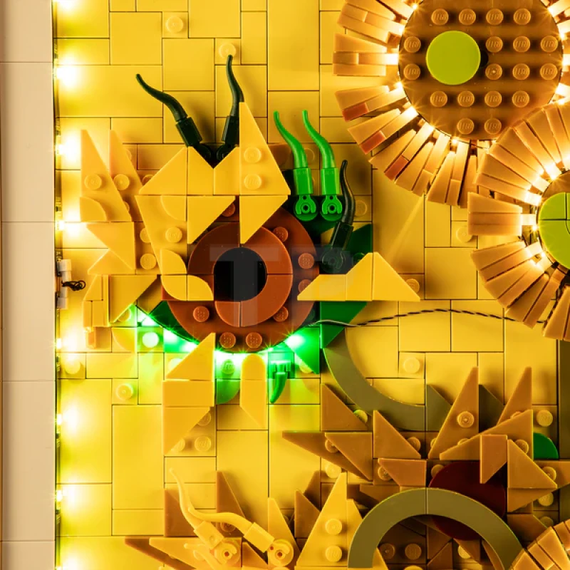Light Kit for LEGO® 31215 Vincent van Gogh – Sunflowers (Remote Version)