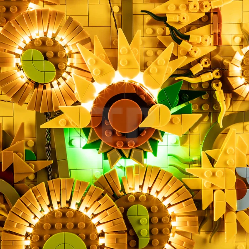 Light Kit for LEGO® 31215 Vincent van Gogh – Sunflowers (Remote Version)