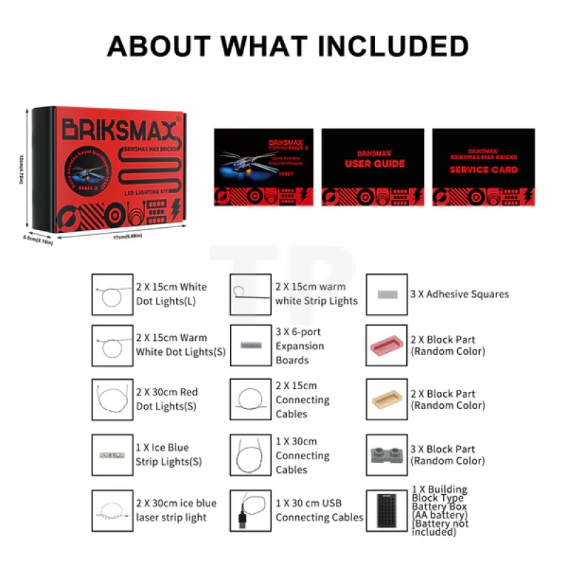 Light Kit for LEGO® 10372 Dune Atreides Royal Ornithopter