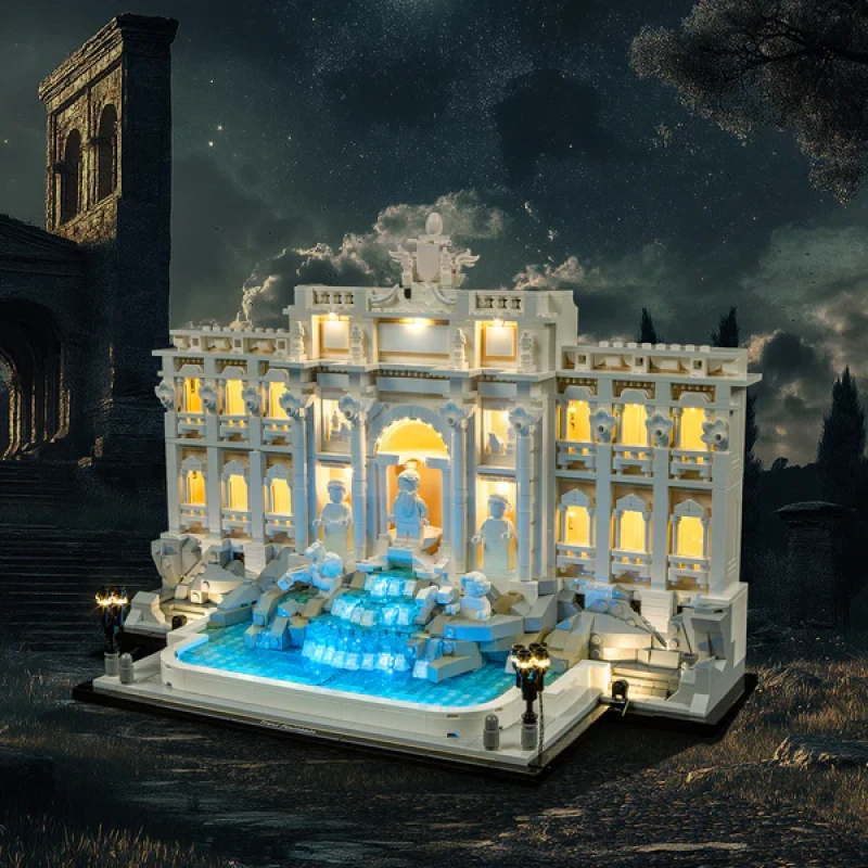 Light Kit for LEGO® 21062 Trevi Fountain (Remote Version)