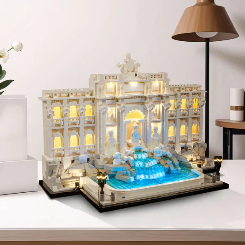 Light Kit for LEGO® 21062 Trevi Fountain (Remote Version)