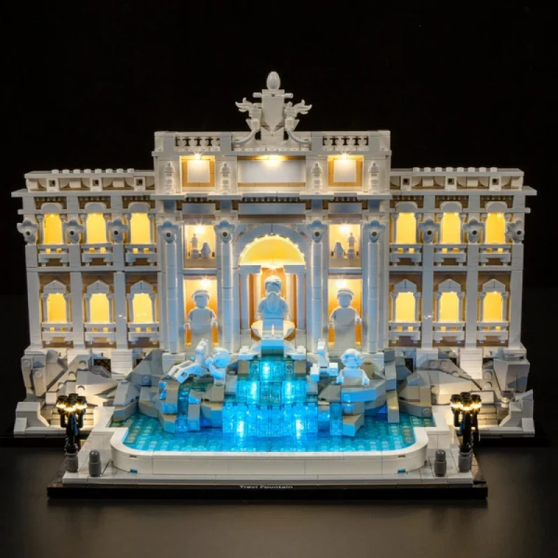 Light Kit for LEGO® 21062 Trevi Fountain (Remote Version)