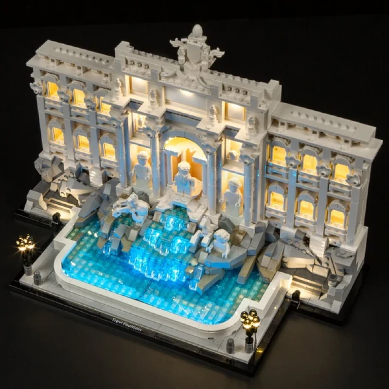 Light Kit for LEGO® 21062 Trevi Fountain (Remote Version)