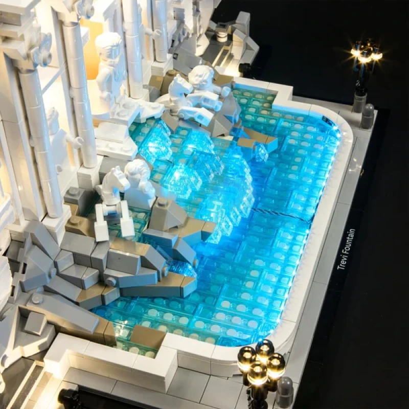 Light Kit for LEGO® 21062 Trevi Fountain (Remote Version)