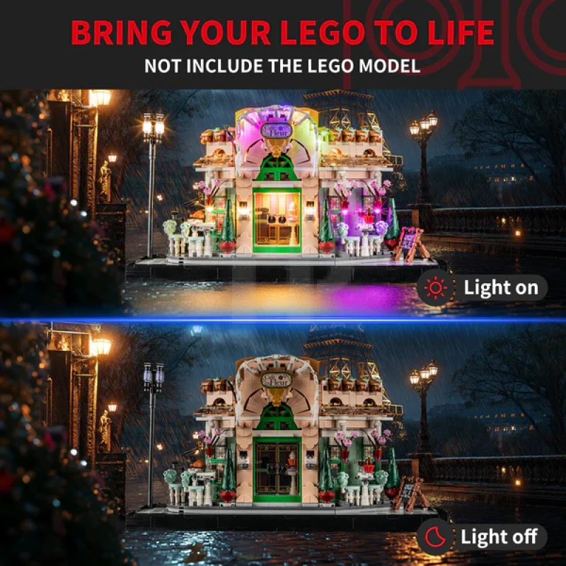 Light Kit for LEGO® 10362 French Café