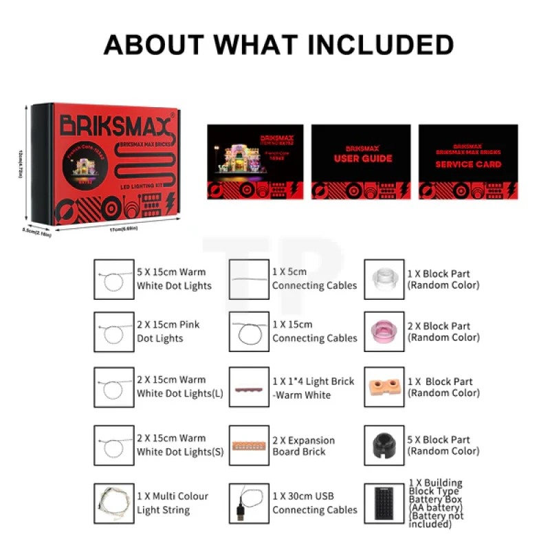 Light Kit for LEGO® 10362 French Café