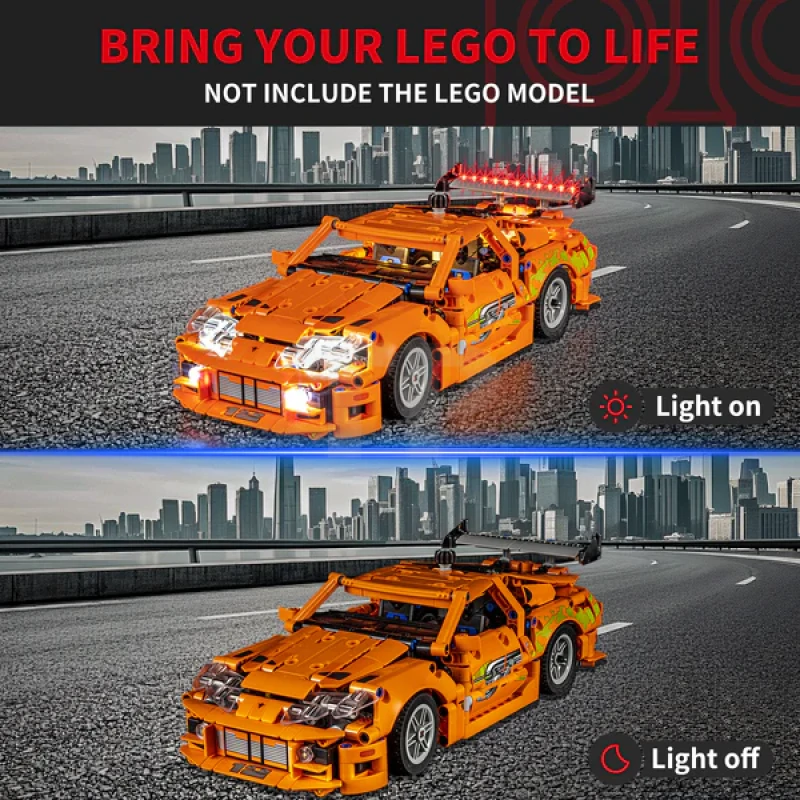Light Kit for LEGO® 42204 Fast & Furious Toyota Supra MK4