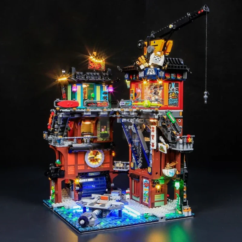 Light Kit for LEGO® 71837 NINJAGO City Workshops