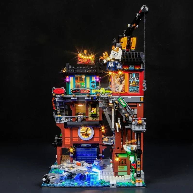 Light Kit for LEGO® 71837 NINJAGO City Workshops