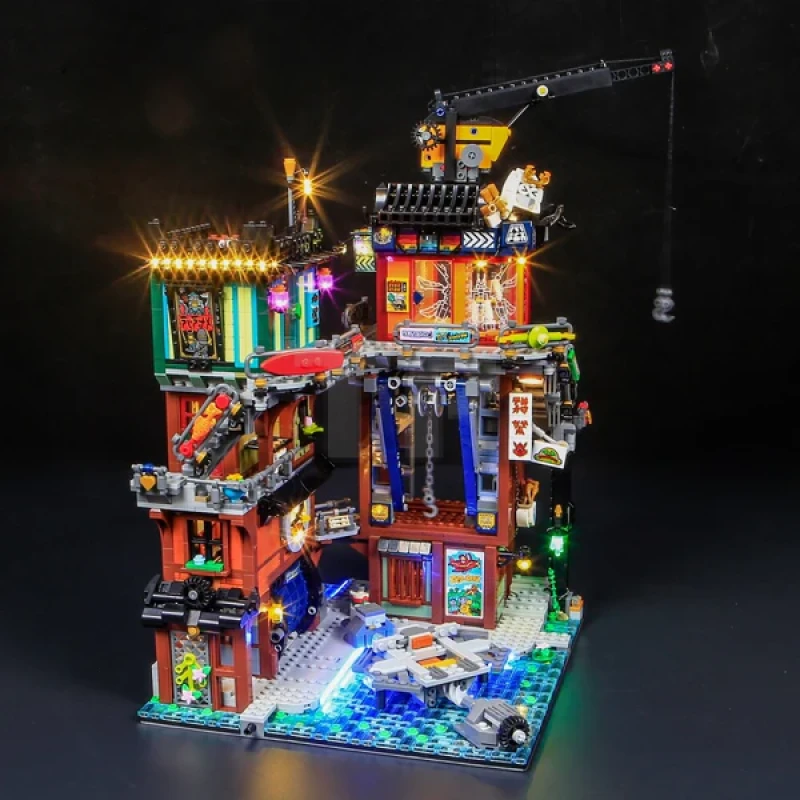 Light Kit for LEGO® 71837 NINJAGO City Workshops