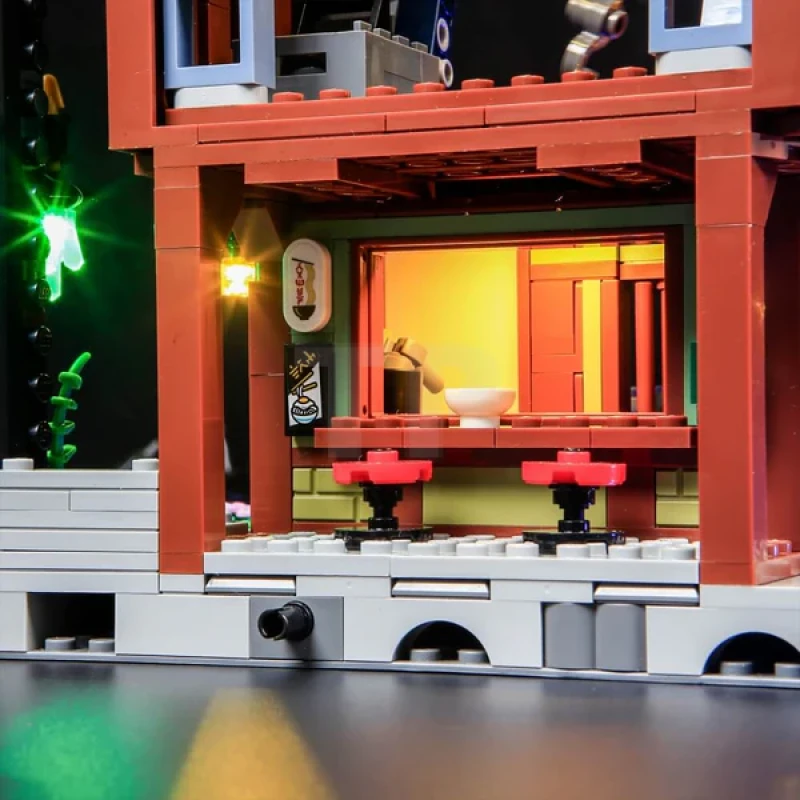 Light Kit for LEGO® 71837 NINJAGO City Workshops