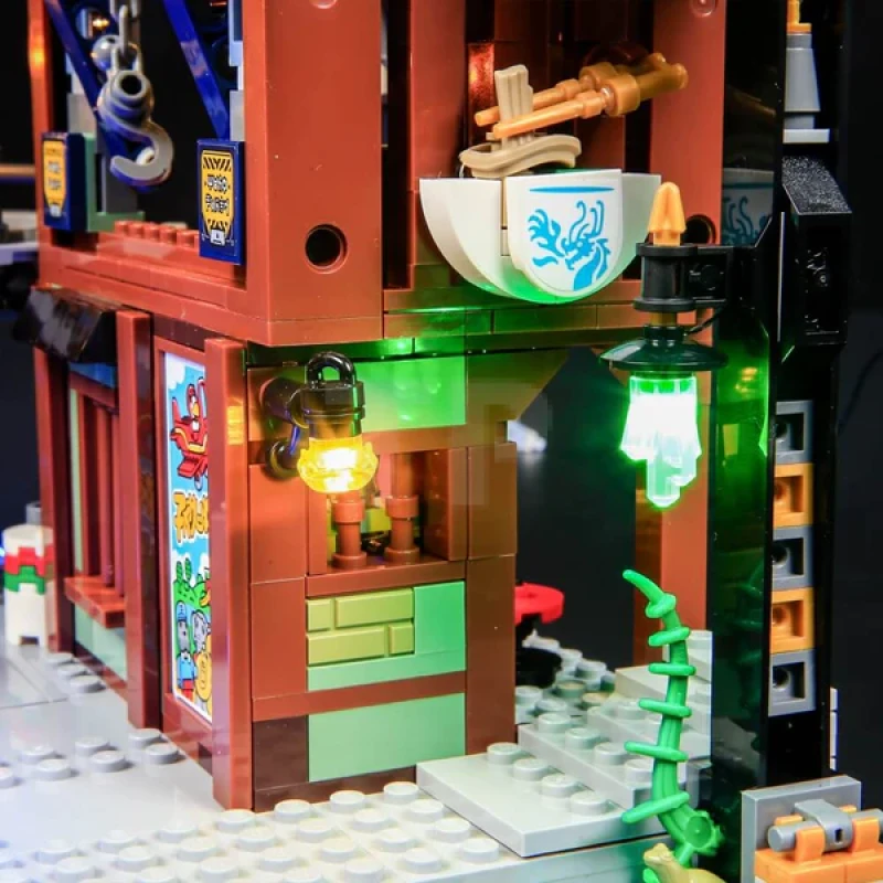 Light Kit for LEGO® 71837 NINJAGO City Workshops