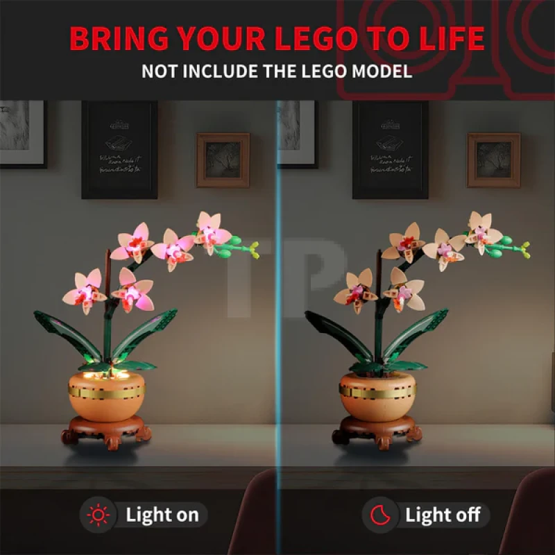 Light Kit for LEGO® 10343 Mini Orchid