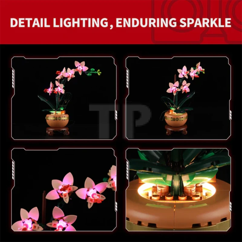 Light Kit for LEGO® 10343 Mini Orchid