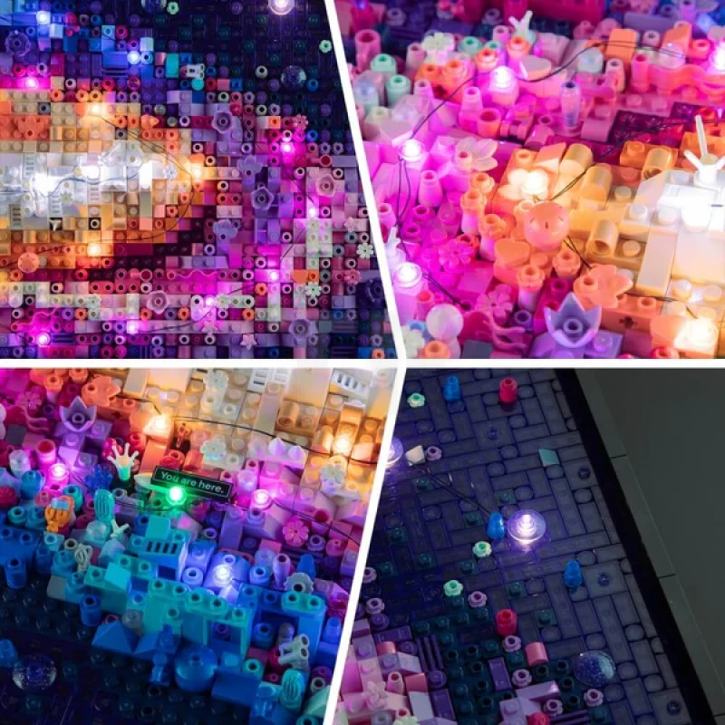 Light Kit for LEGO® 31212 The Milky Way Galaxy (Remote Version)