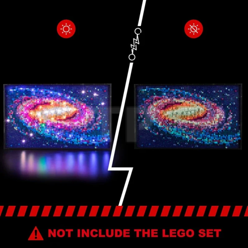 Light Kit for LEGO® 31212 The Milky Way Galaxy (Remote Version)