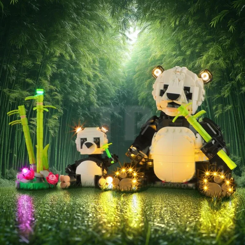 Light kit for LEGO® 31165 Wild Animals: Panda Family