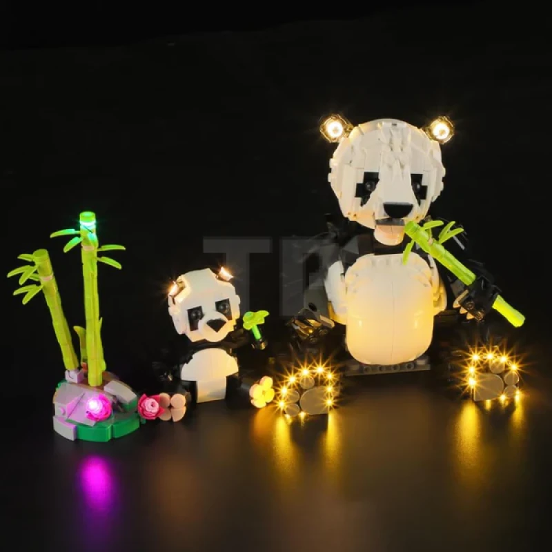 Light kit for LEGO® 31165 Wild Animals: Panda Family