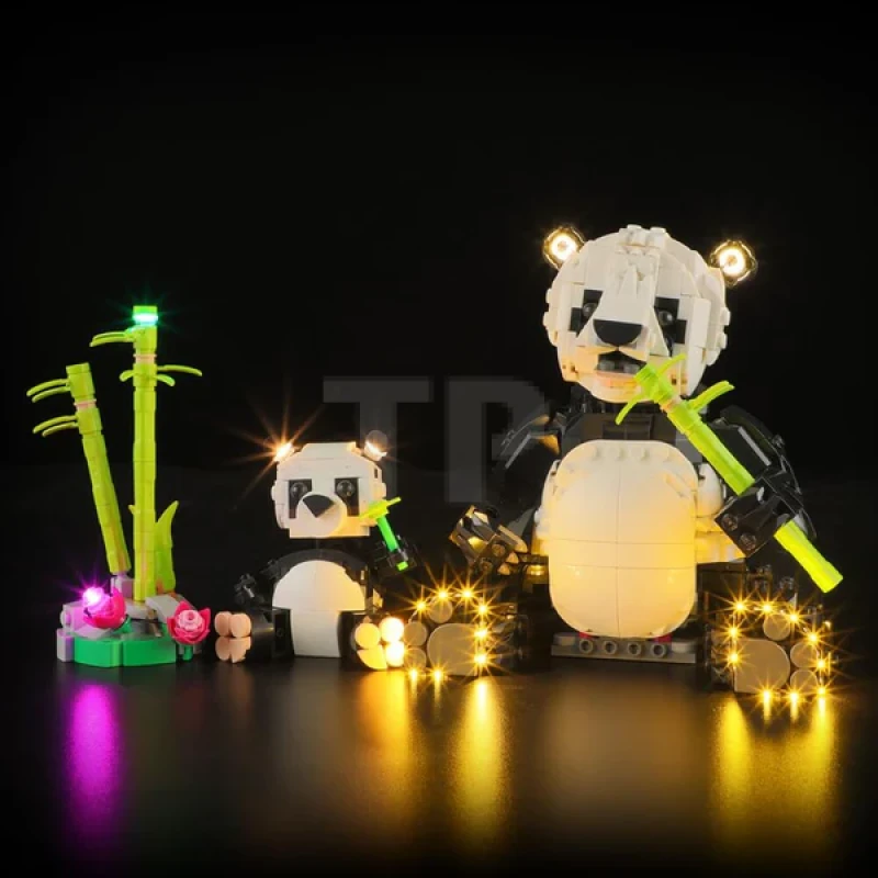 Light kit for LEGO® 31165 Wild Animals: Panda Family