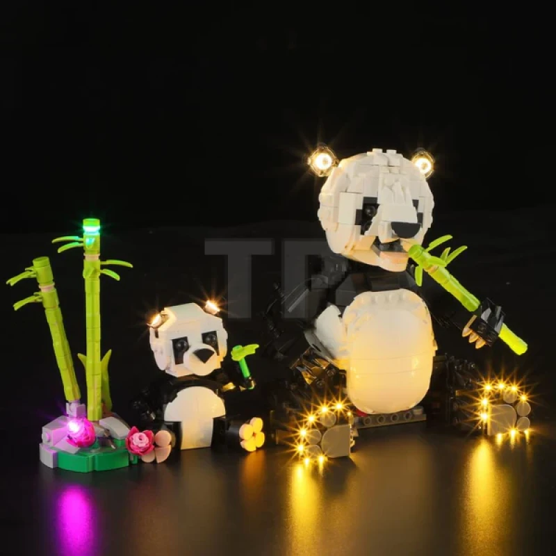 Light kit for LEGO® 31165 Wild Animals: Panda Family