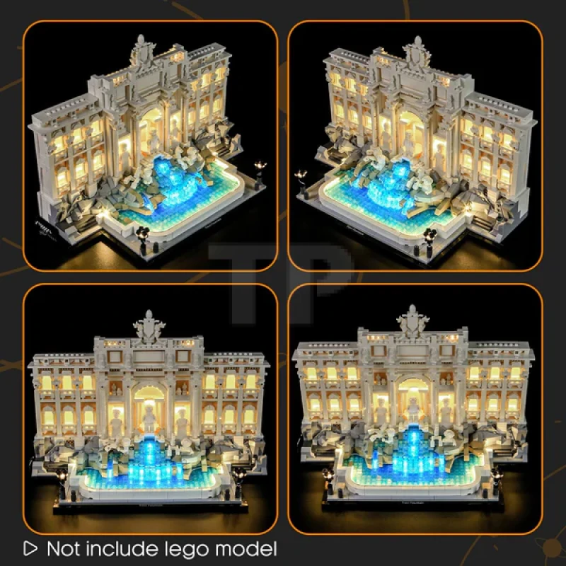 Light Kit for LEGO® 21062 Trevi Fountain