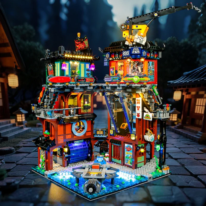 Light Kit for LEGO® 71837 NINJAGO City Workshops