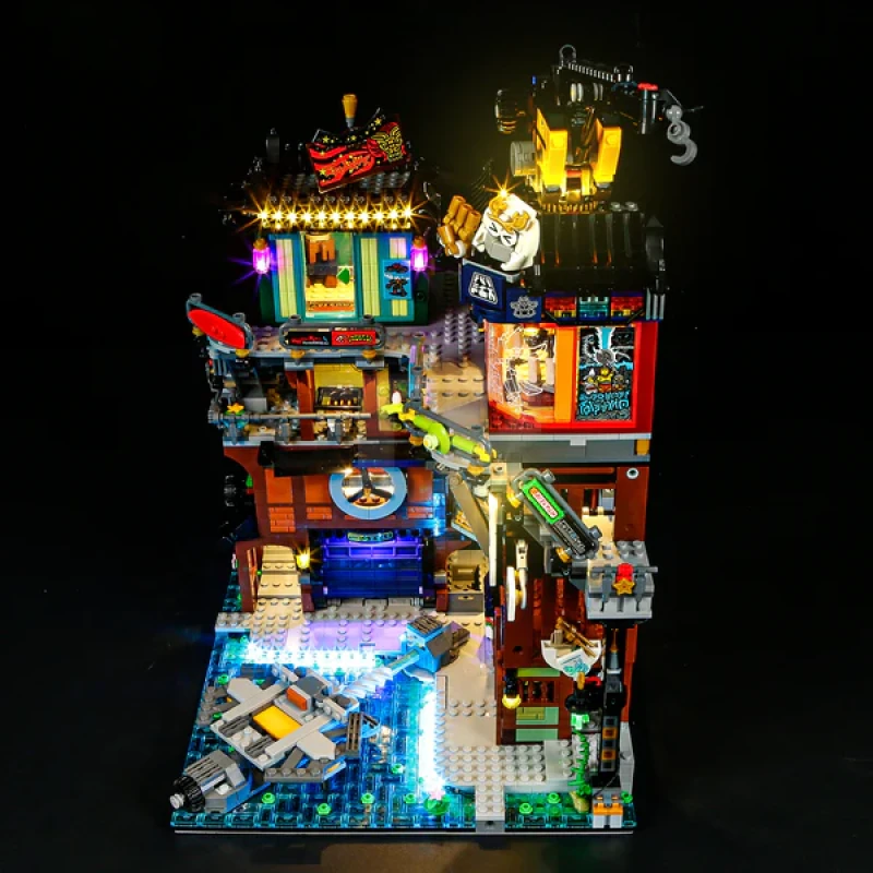 Light Kit for LEGO® 71837 NINJAGO City Workshops
