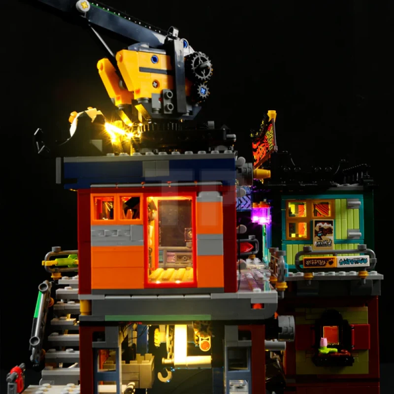 Light Kit for LEGO® 71837 NINJAGO City Workshops