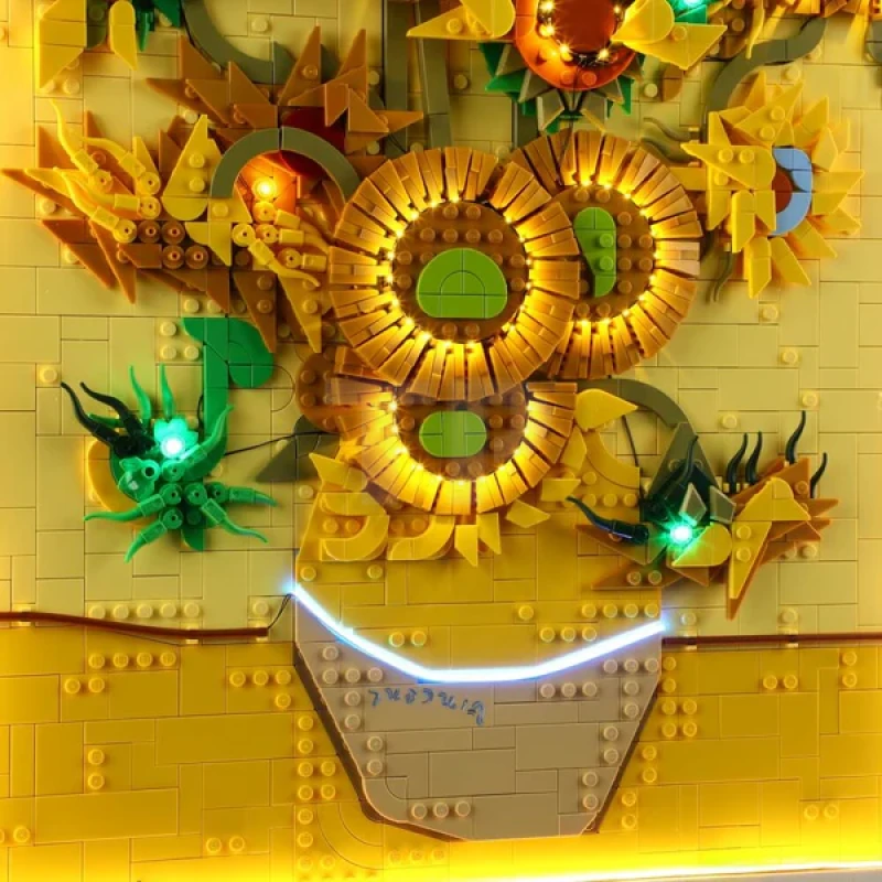 Light Kit for LEGO® 31215 Vincent van Gogh – Sunflowers