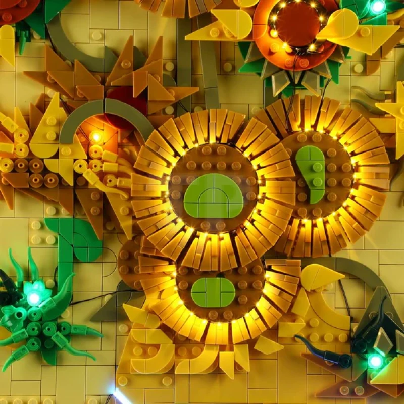 Light Kit for LEGO® 31215 Vincent van Gogh – Sunflowers